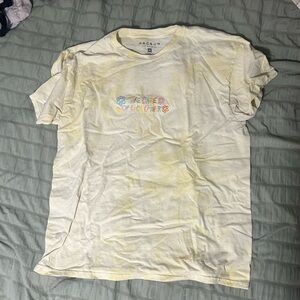 PacSun Yellow Tie Dye Graphic Tee